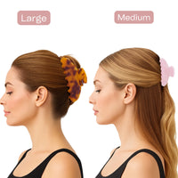 4-inch and 3.5-inch durable hair claw clip by Lovebell