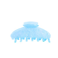 Large Blue Sparkle acetate hair claw clip with strong grip and rounded teeth